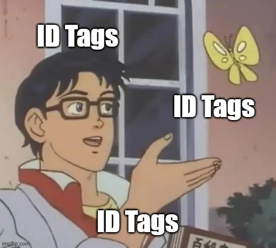 ID tags - tags
